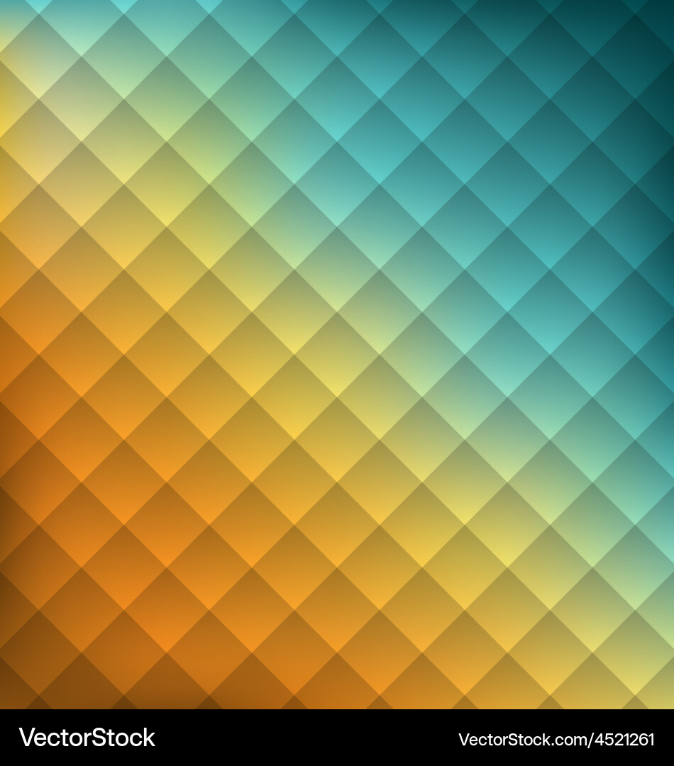 Geometrical abstraction background with squares vector image