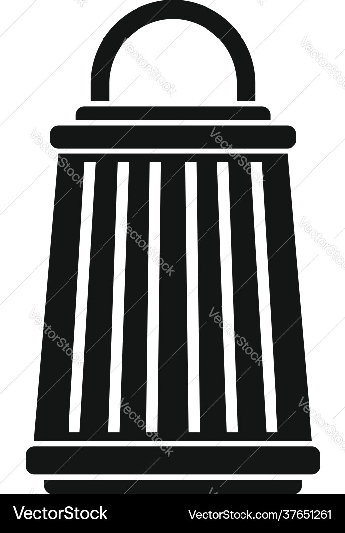 Insect trap lamp icon simple style Vector Image