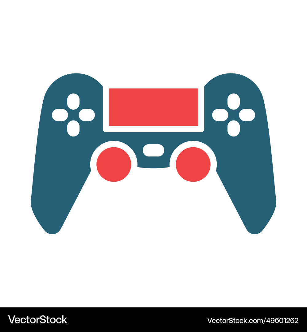 Controller glyph two color icons for personal Vector Image