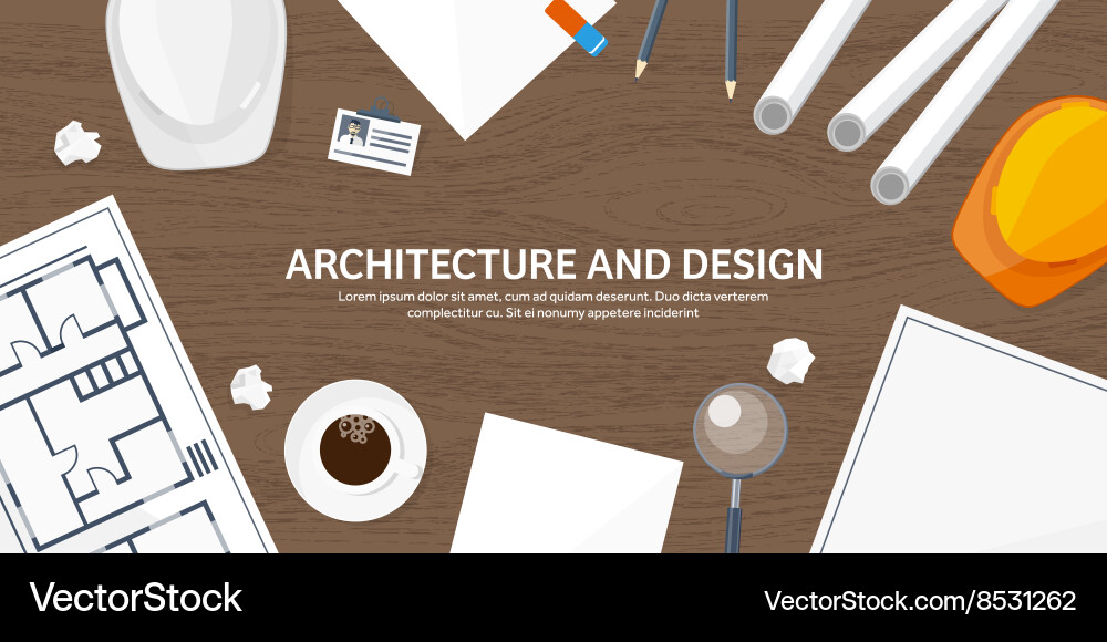 Engineering and architecture Vector Image