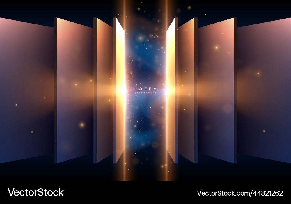 Geometric Light Abstract Background Vector Image