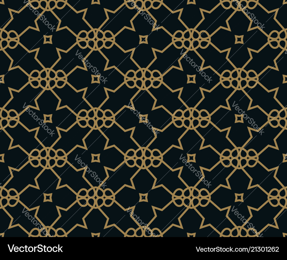 Seamless pattern of intersecting thin gold lines Seamless pattern of intersecting thin gold lines vector image