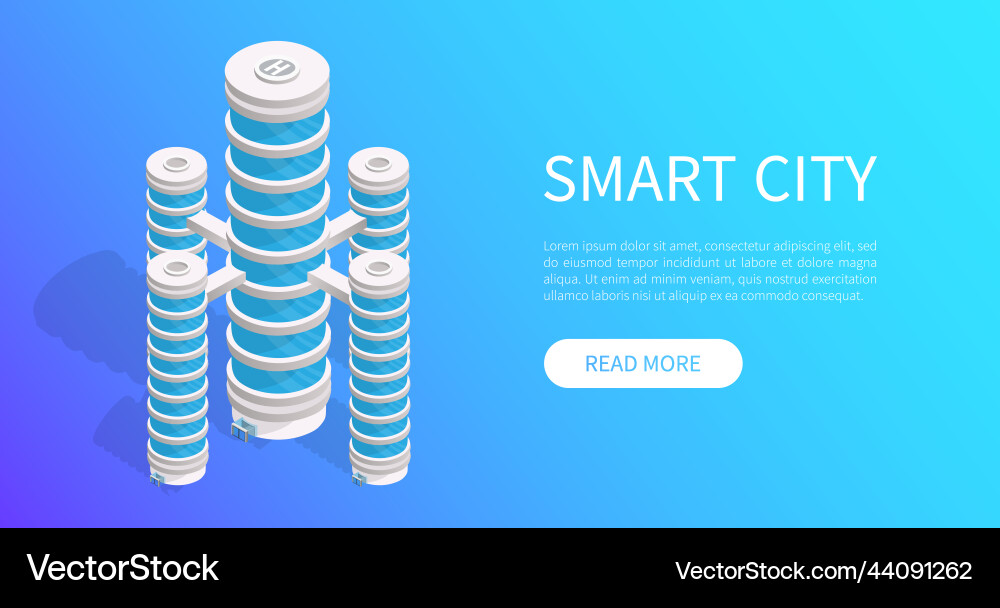 Smart city prototype integrating several Smart city prototype integrating several Vector Image