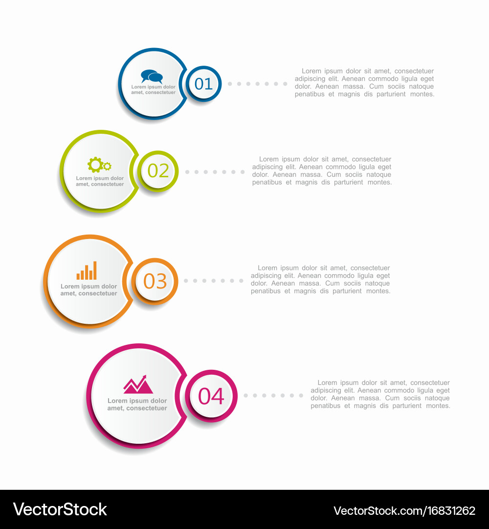 Workflow Diagram Template Vector Image