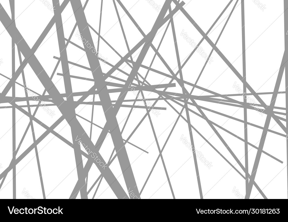 Abstract geometric art with random chaotic lines Abstract geometric art with random chaotic lines vector image