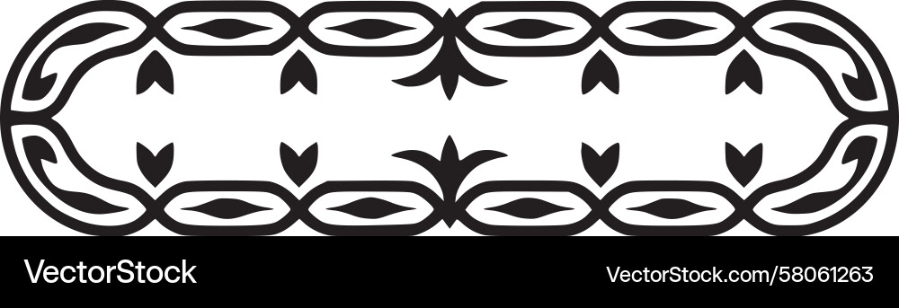 Celtic Knot Border – Intricate Pattern Vector Image