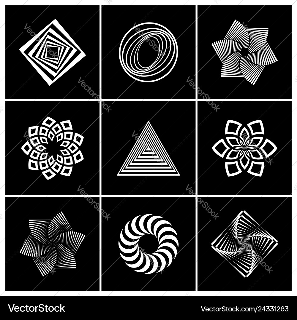 Design elements set Design elements set vector image