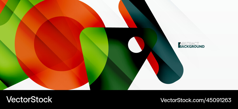 Line triangle square and circle primitive Line triangle square and circle primitive Vector Image