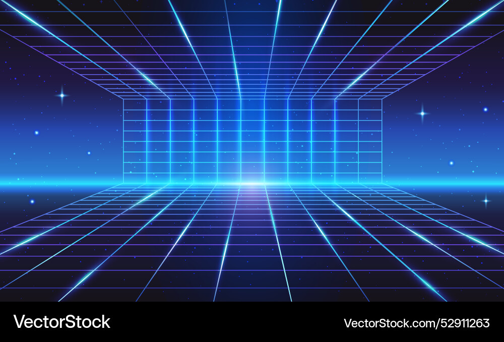 Wireframe net background abstract digital banner Wireframe net background abstract digital banner vector image