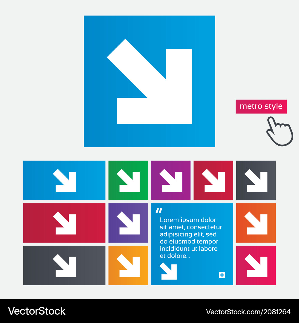Arrow sign icon next button navigation symbol Vector Image