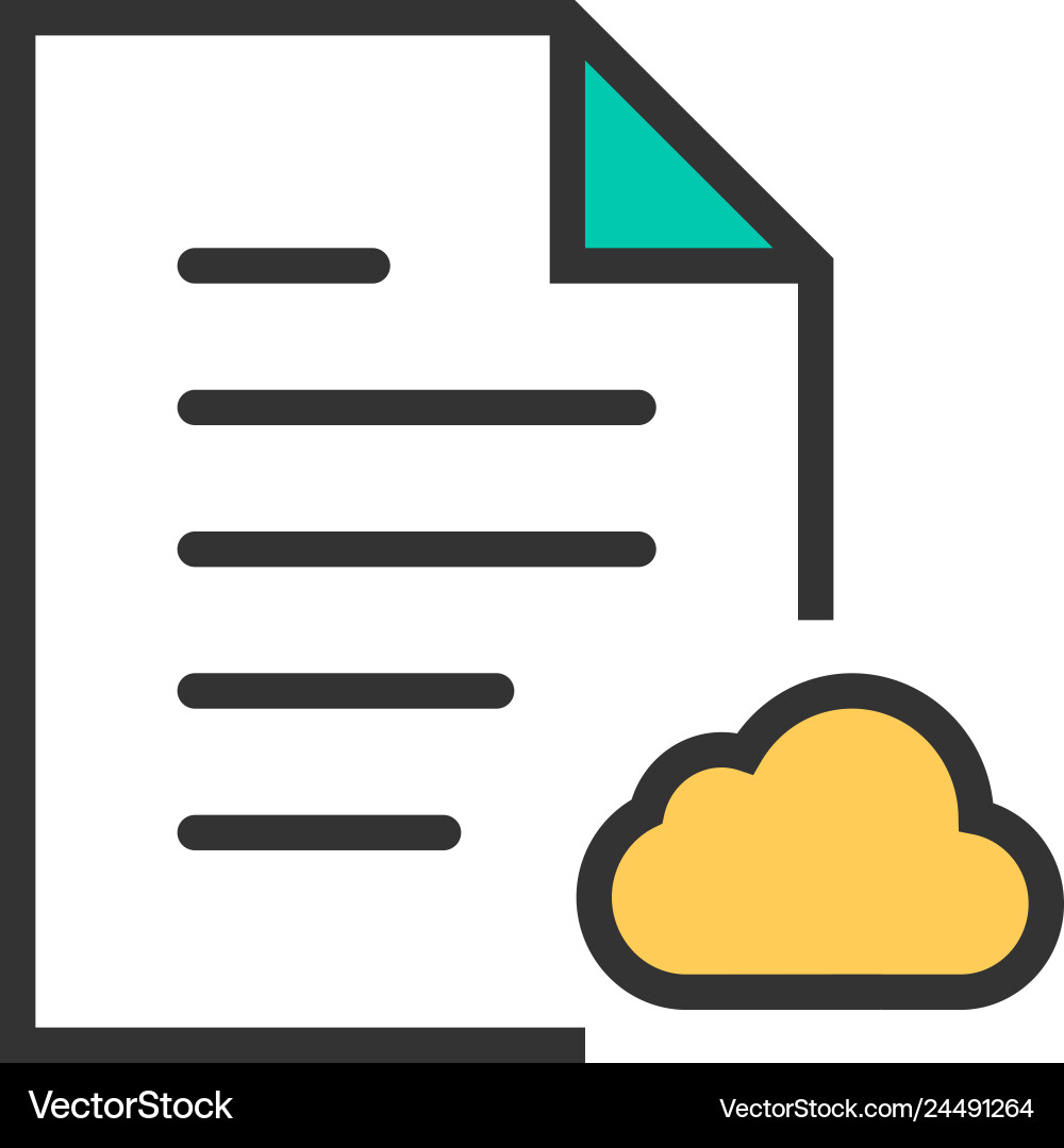 File icon design interaction File icon design interaction vector image