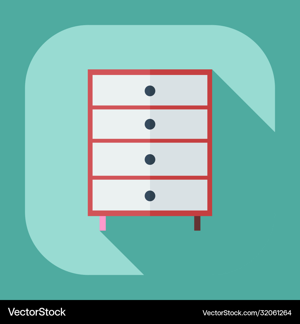 Flat modern design with shadow icons commode Flat modern design with shadow icons commode vector image