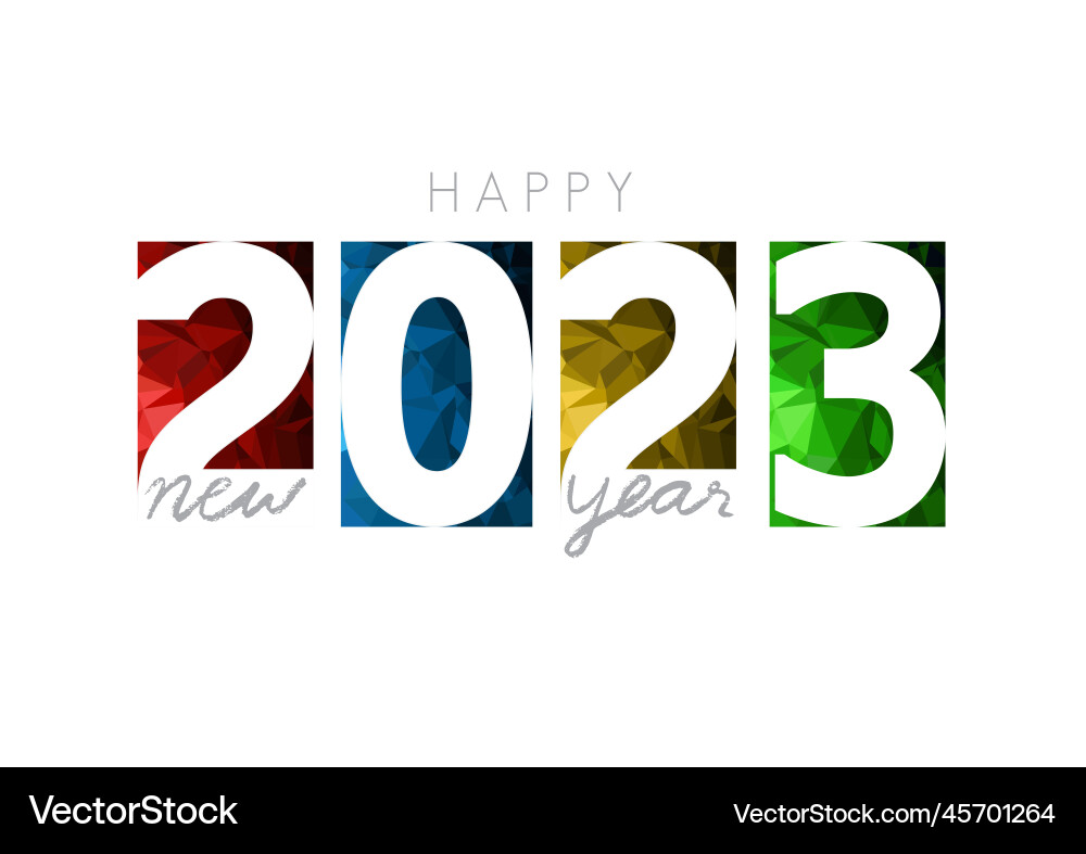 Frohes neues Jahr 2023 horizontale Banner Prospekt Frohes neues Jahr 2023 horizontale Banner Prospekt vektorbild