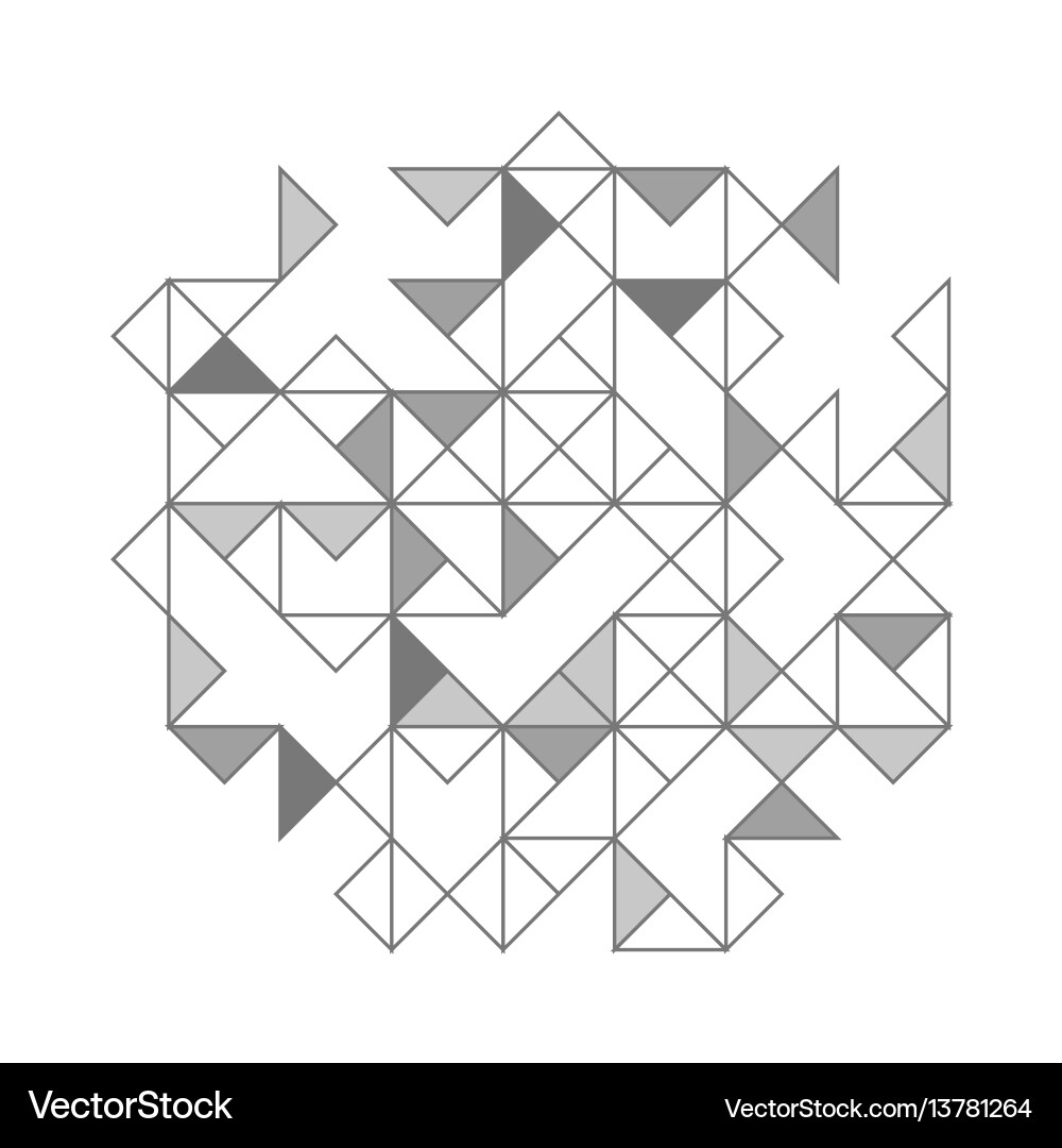 Geometric Line Grid Pattern vector image