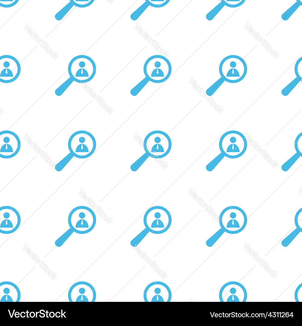Unique search seamless pattern Vector Image