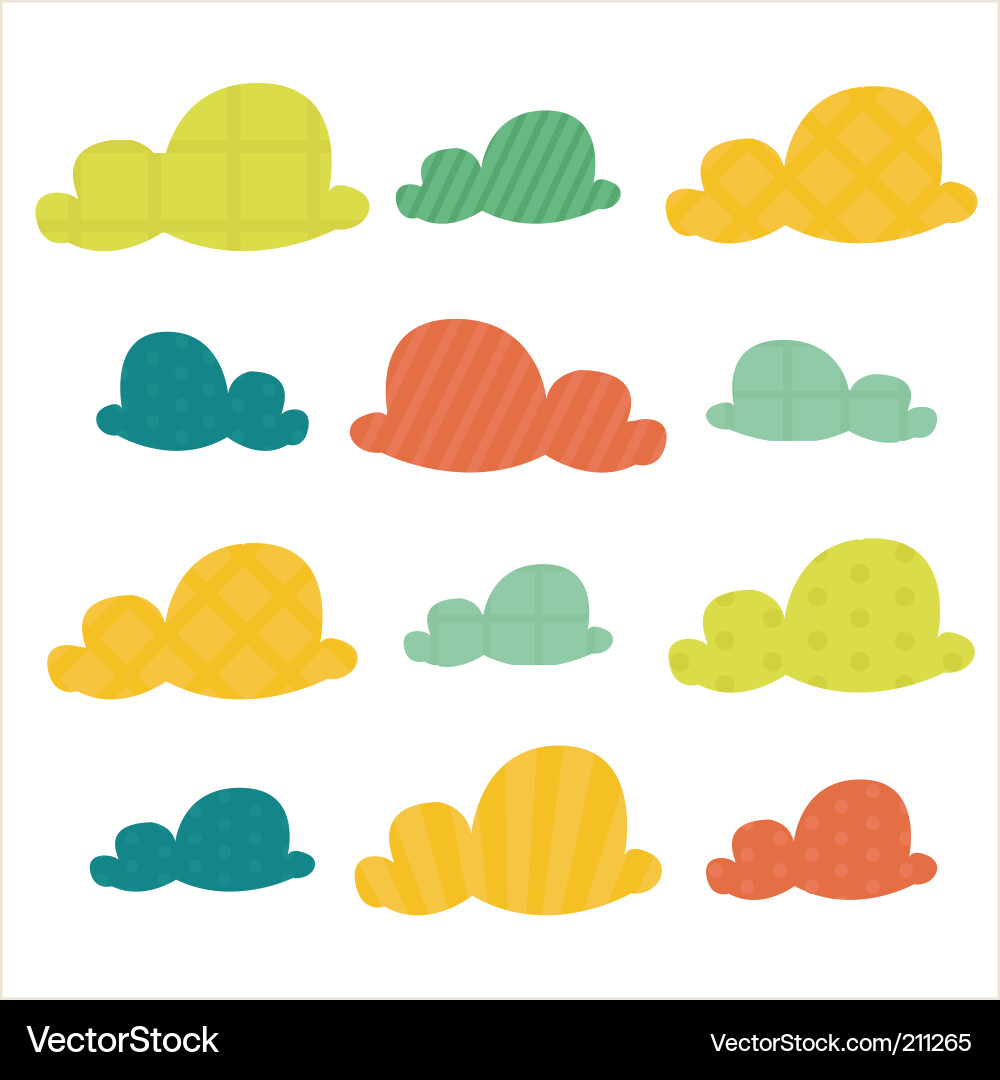 Abstract Cloud Pattern vector image