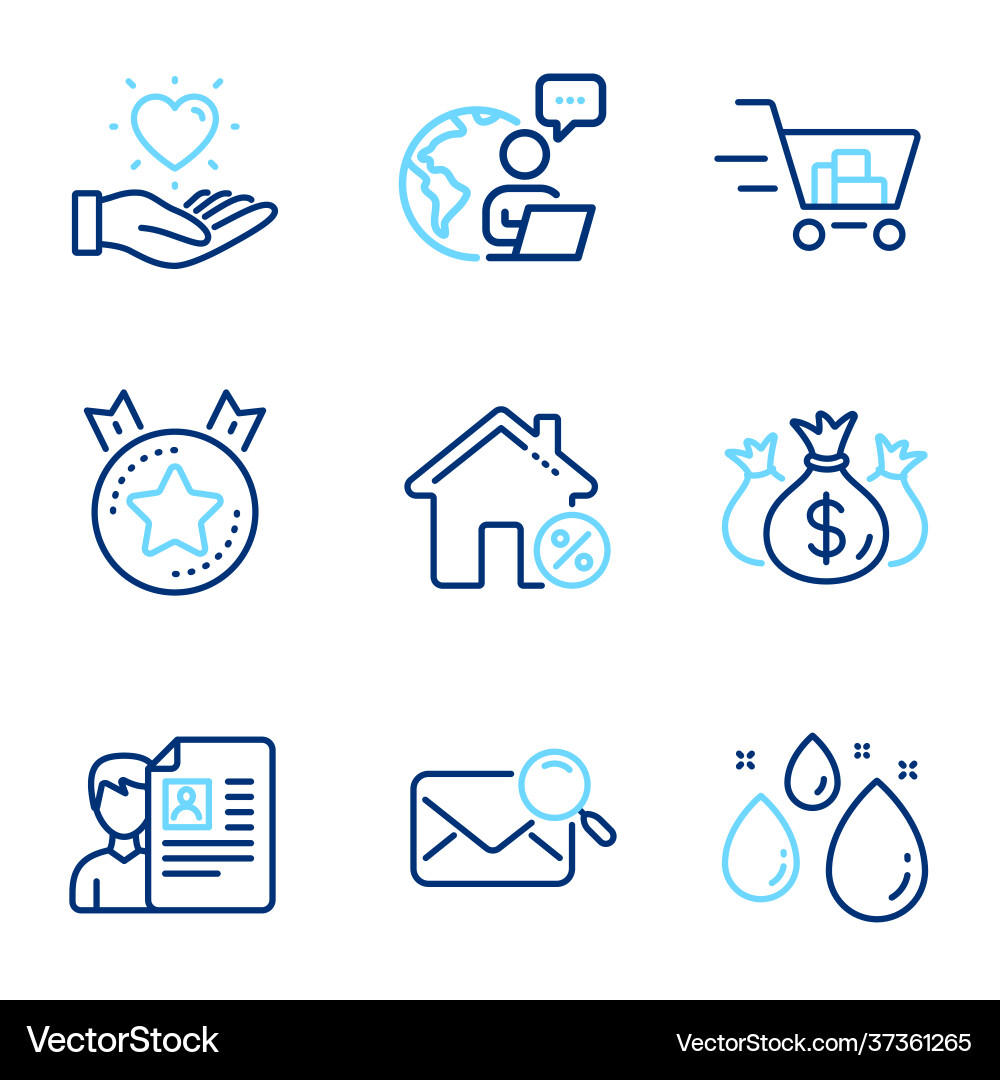 Business icons set included icon as shopping cart Business icons set included icon as shopping cart vector image