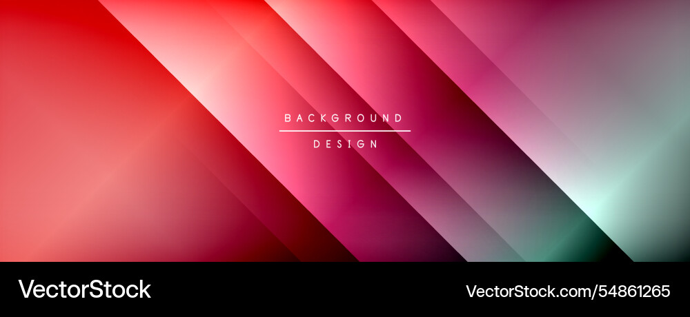 Dynamic shadow lines with gradient colors Vector Image