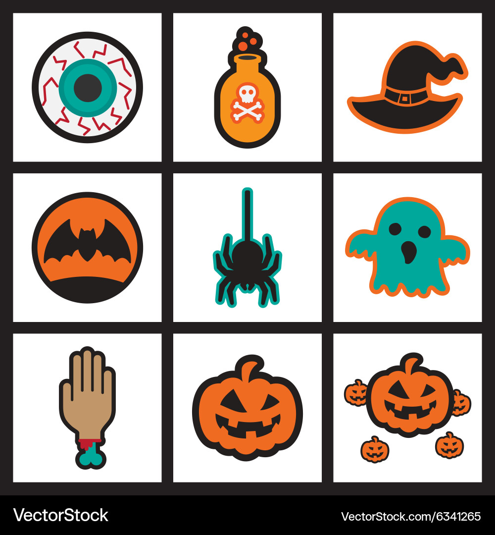 Flat with shadow concept and mobile application vector image
