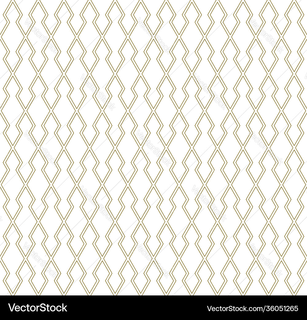 Seamless geometric pattern lines in brown color vector image