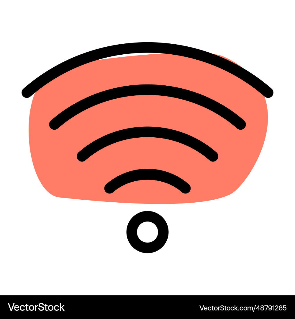 Storng networking showing on router Vector Image