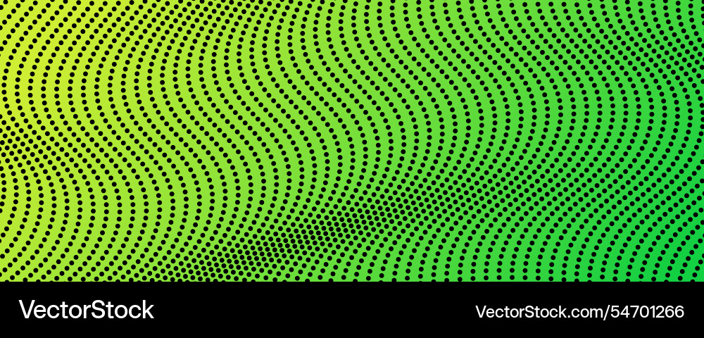 Colorful halftone background with flowing dots Colorful halftone background with flowing dots vector image
