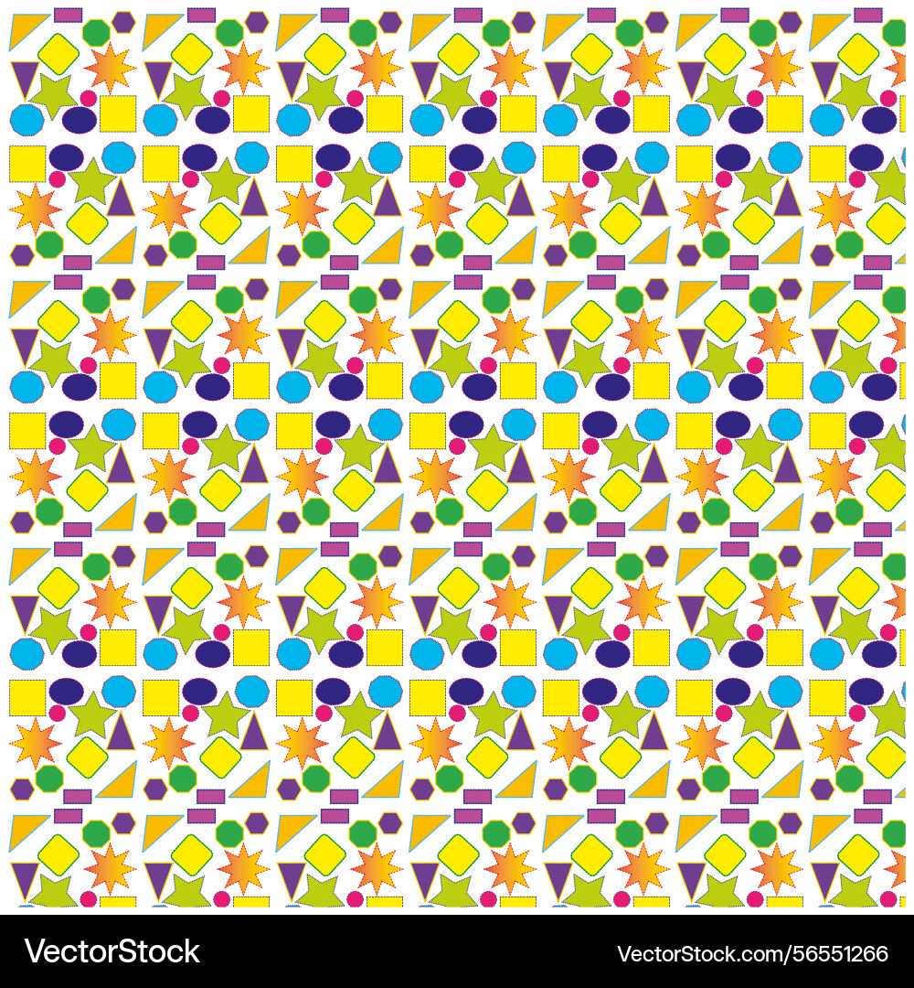 Colorful shape pattern bright abstract background Colorful shape pattern bright abstract background vector image