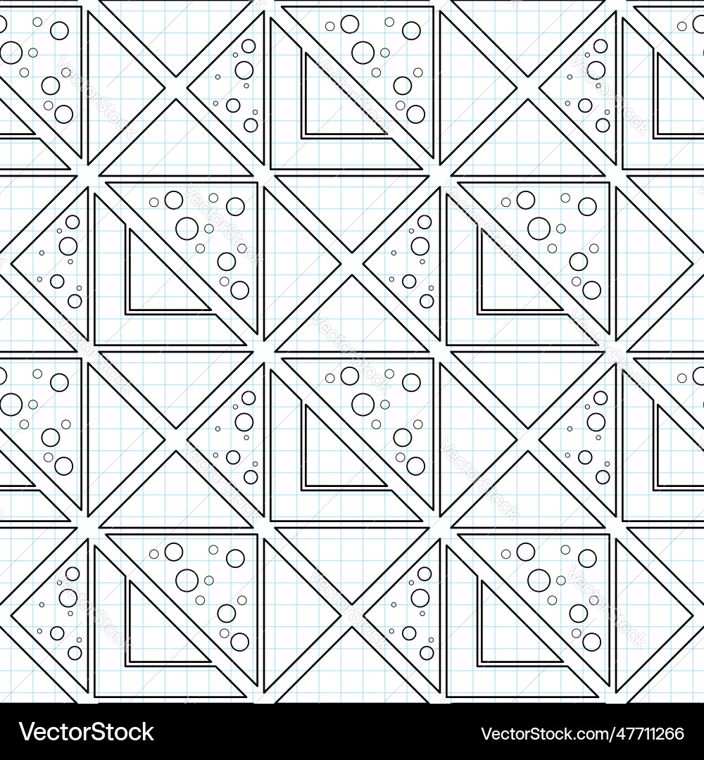 Geometric Triangle Pattern vector image