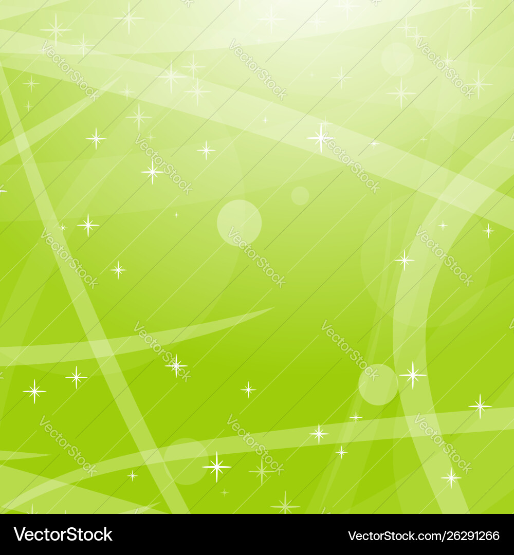 Light green abstract background with stars Light green abstract background with stars Vector Image