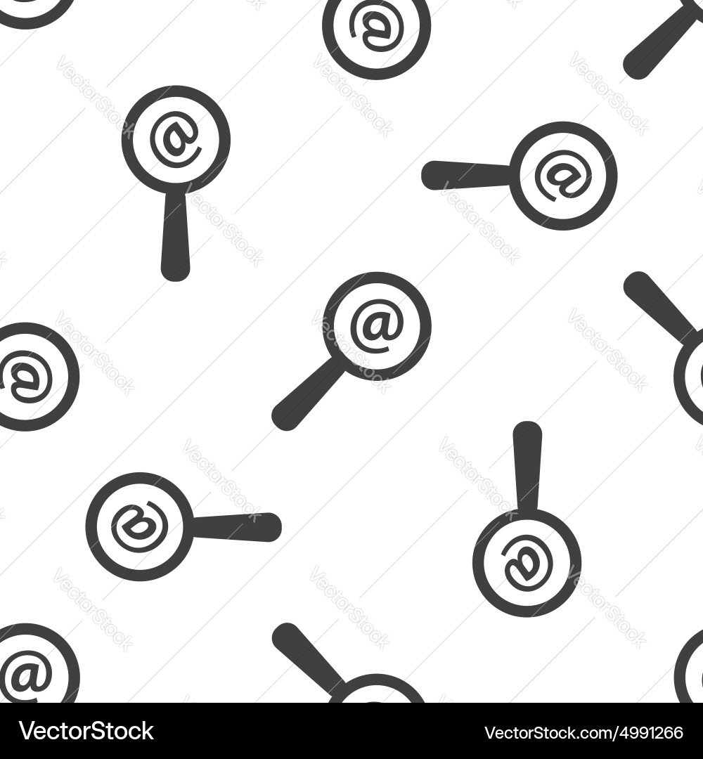 Mail search pattern Vector Image
