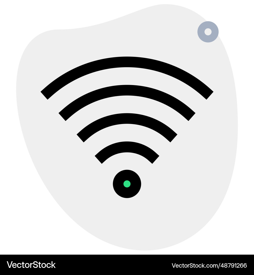 Storng networking showing on router Vector Image