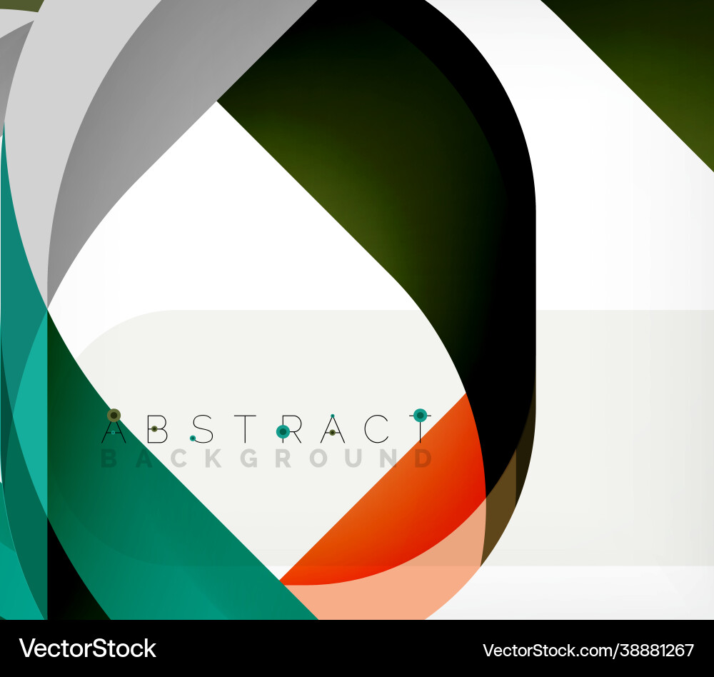 Abstract square shape with overlapping waves Abstract square shape with overlapping waves vector image