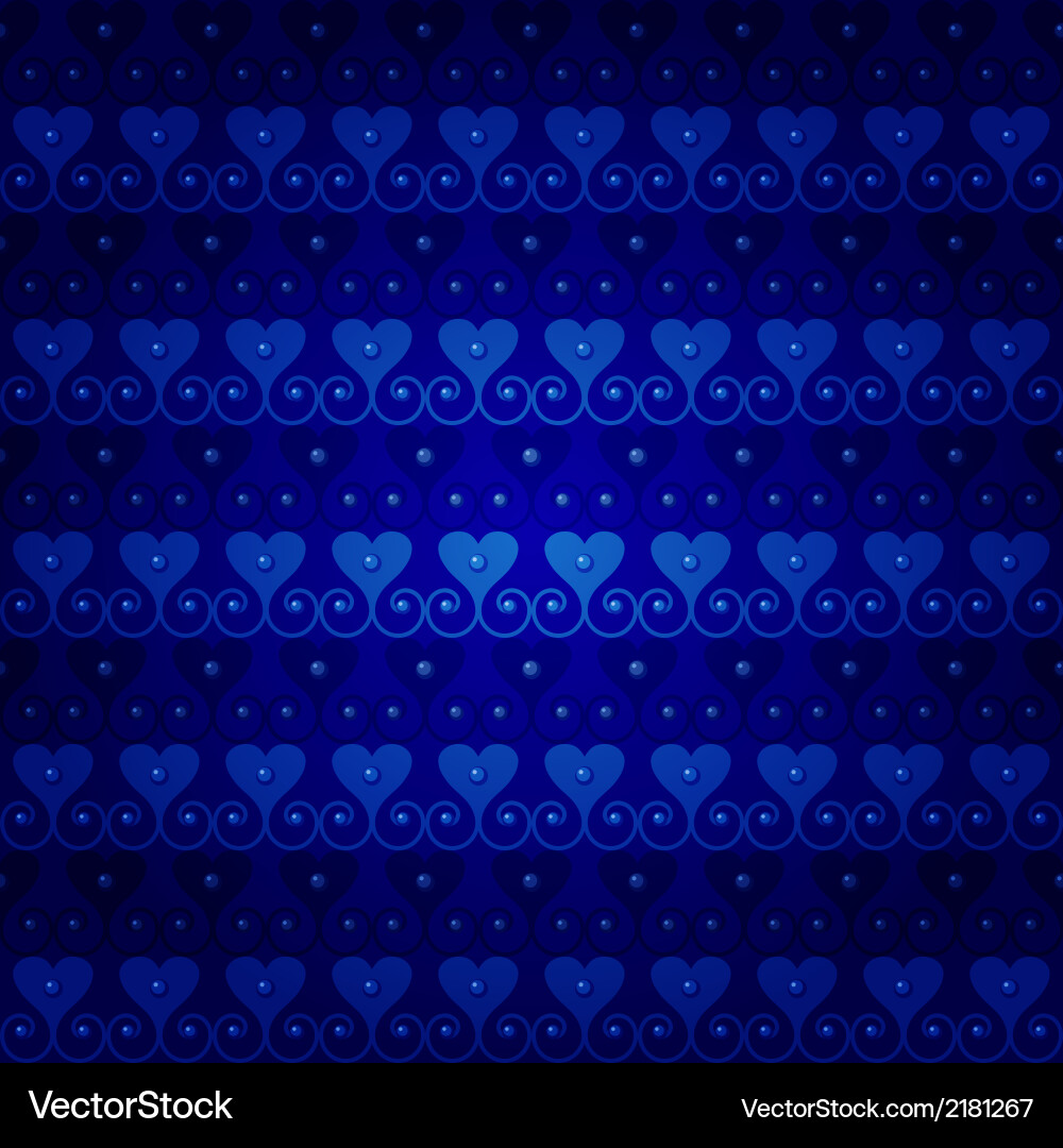Blue seamless pattern Royalty Free Vector Image