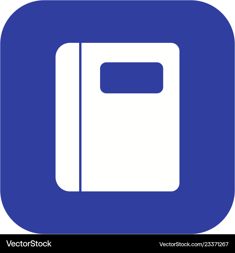 Notebook icon vector image