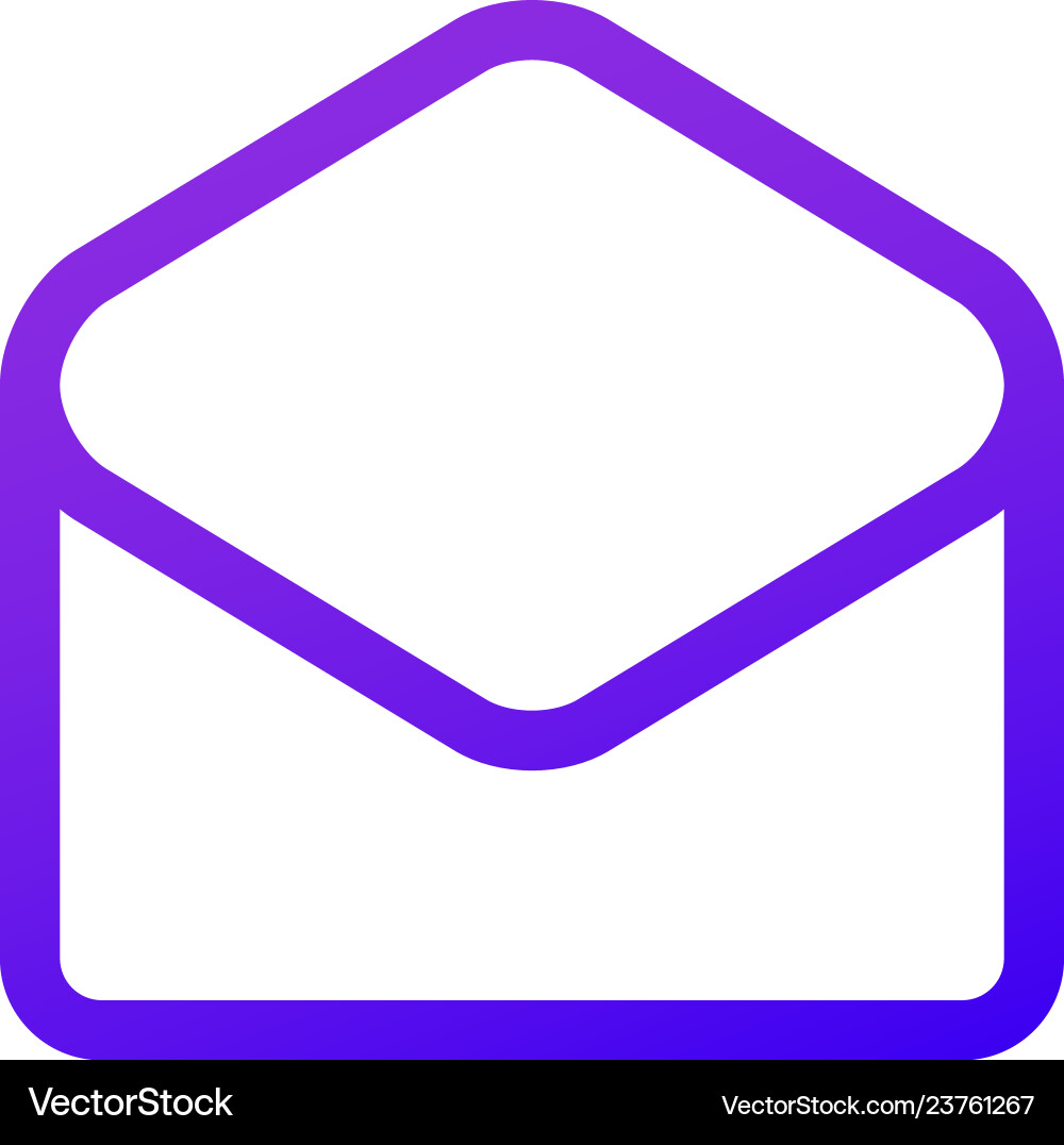 Purple message icon in the circle thin line Purple message icon in the circle thin line vector image