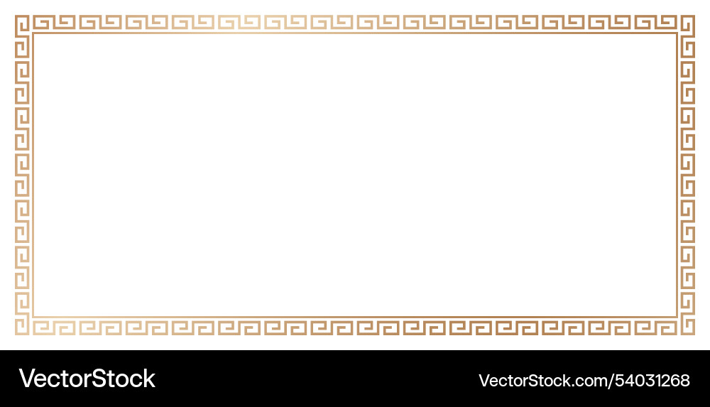 Elegant Golden Chinese Frame Ornament Vector Image