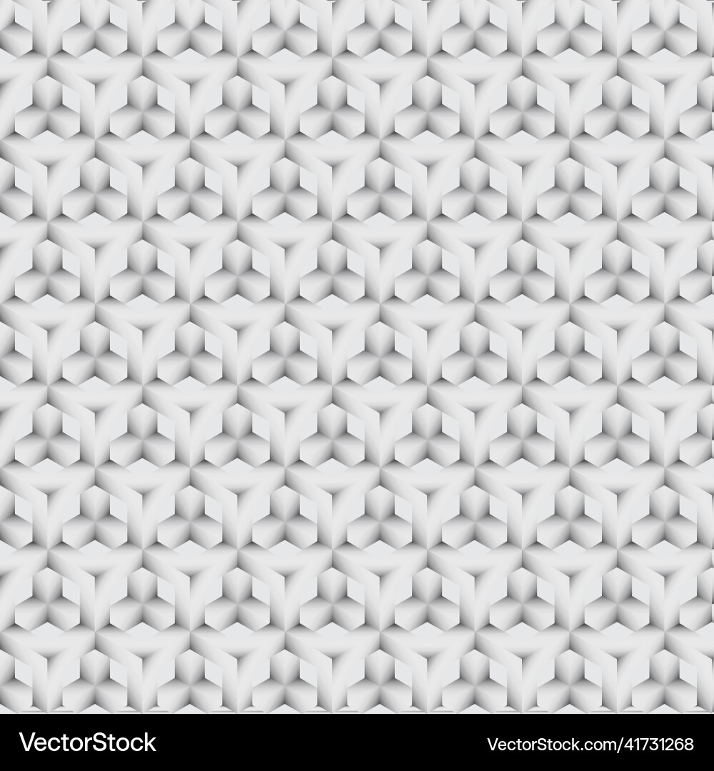 Geometric 3d cube square background pattern Geometric 3d cube square background pattern vector image