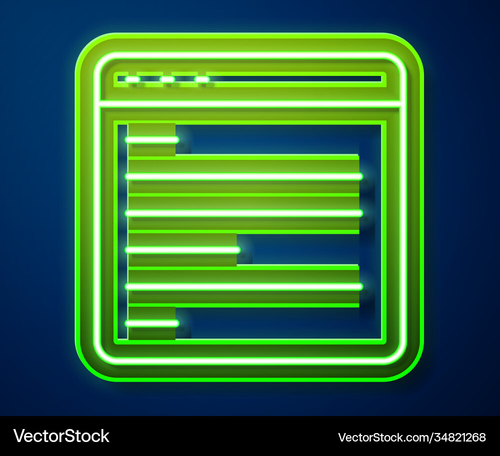 Glowing neon line computer api interface icon Glowing neon line computer api interface icon Vector Image