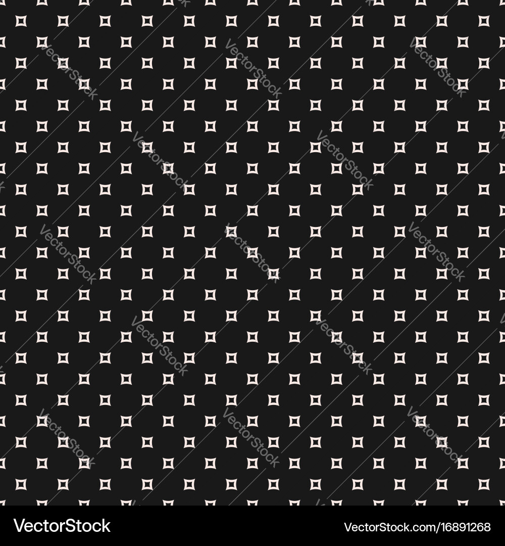 Monochrome Square Pattern vector image
