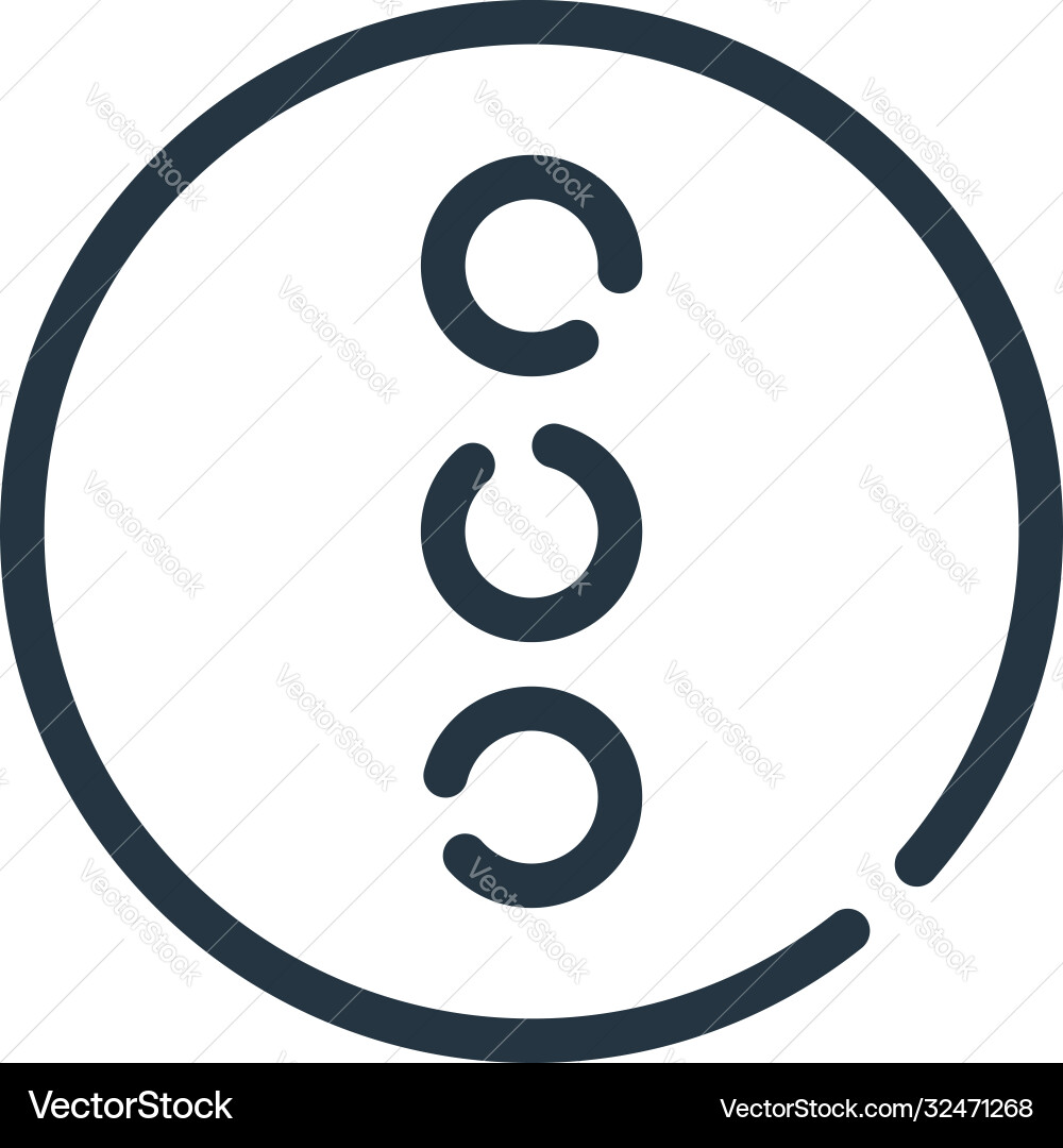 More icon editable stroke linear symbol vector image