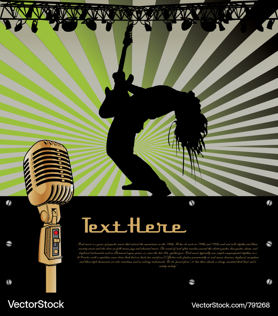 Music Performance Background Royalty Free Vector Image