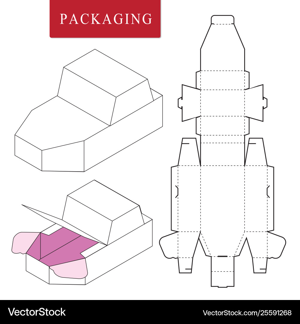 Package template transportation conceptpackage Package template transportation conceptpackage vector image