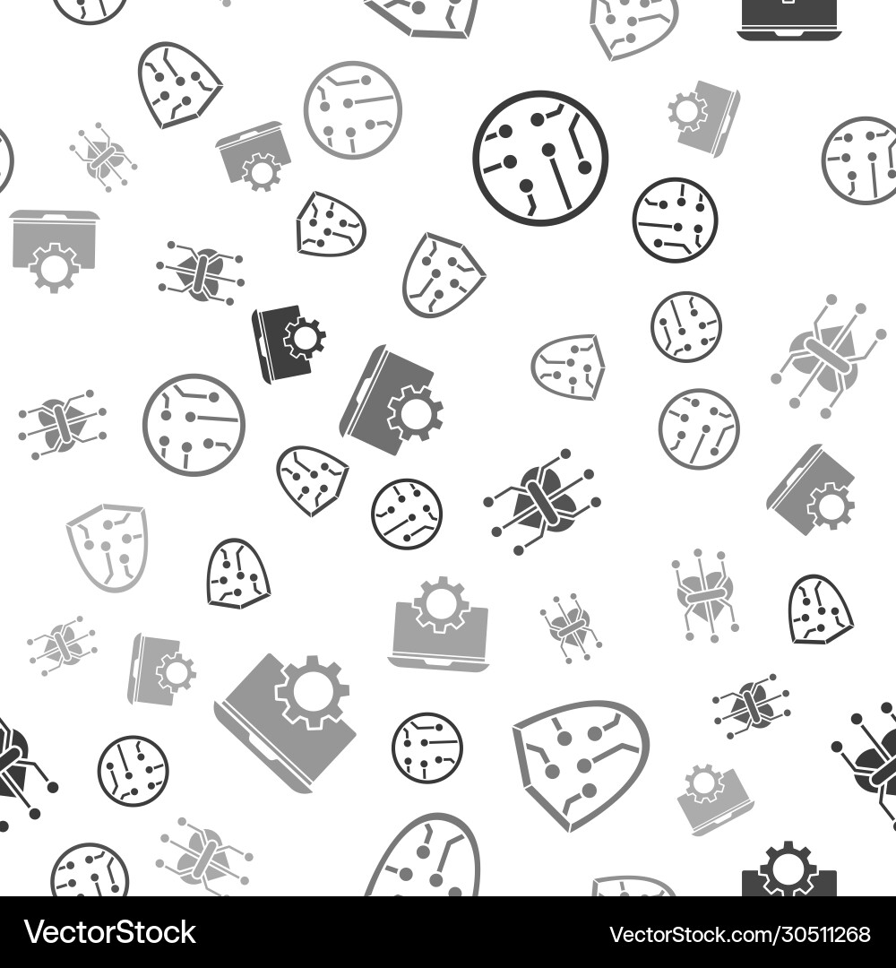 Set processor cyber security Set processor cyber security vector image