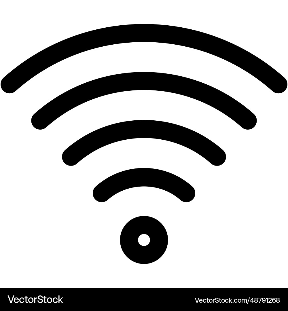 Storng networking showing on router Vector Image
