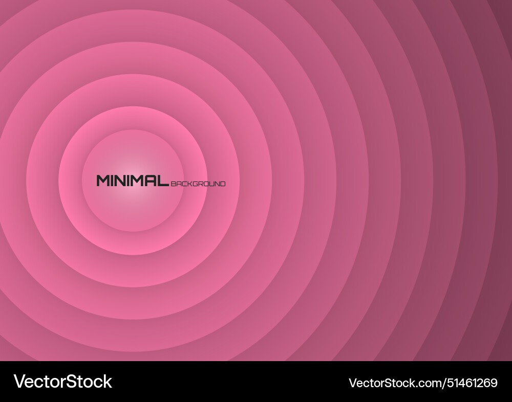 Abstract circle gradient background pink Vector Image