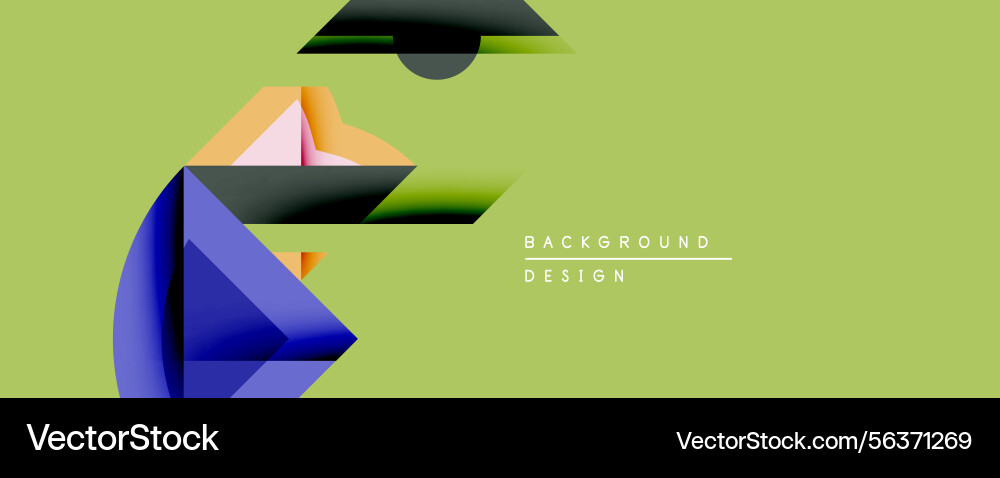 Abstract geometric shapes overlap creating Abstract geometric shapes overlap creating vector image