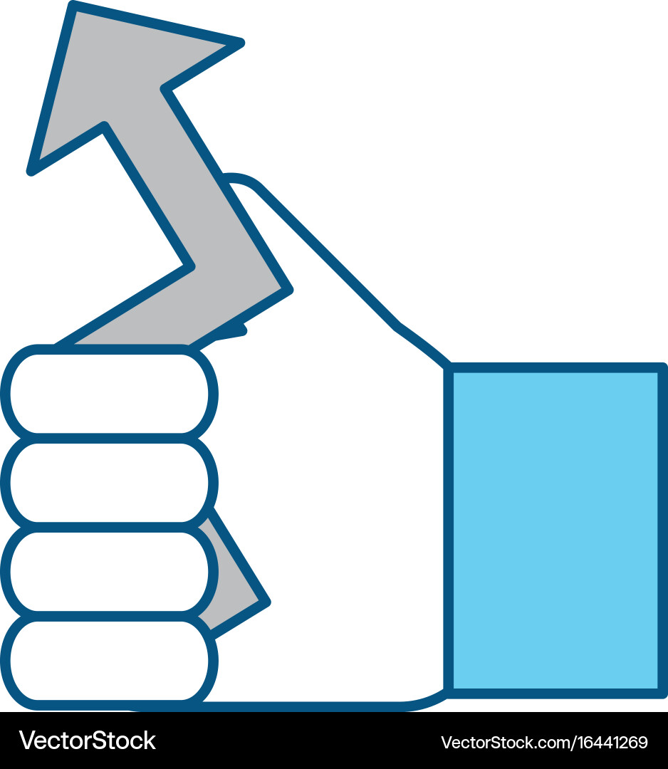 Arrow pointer symbol vector image