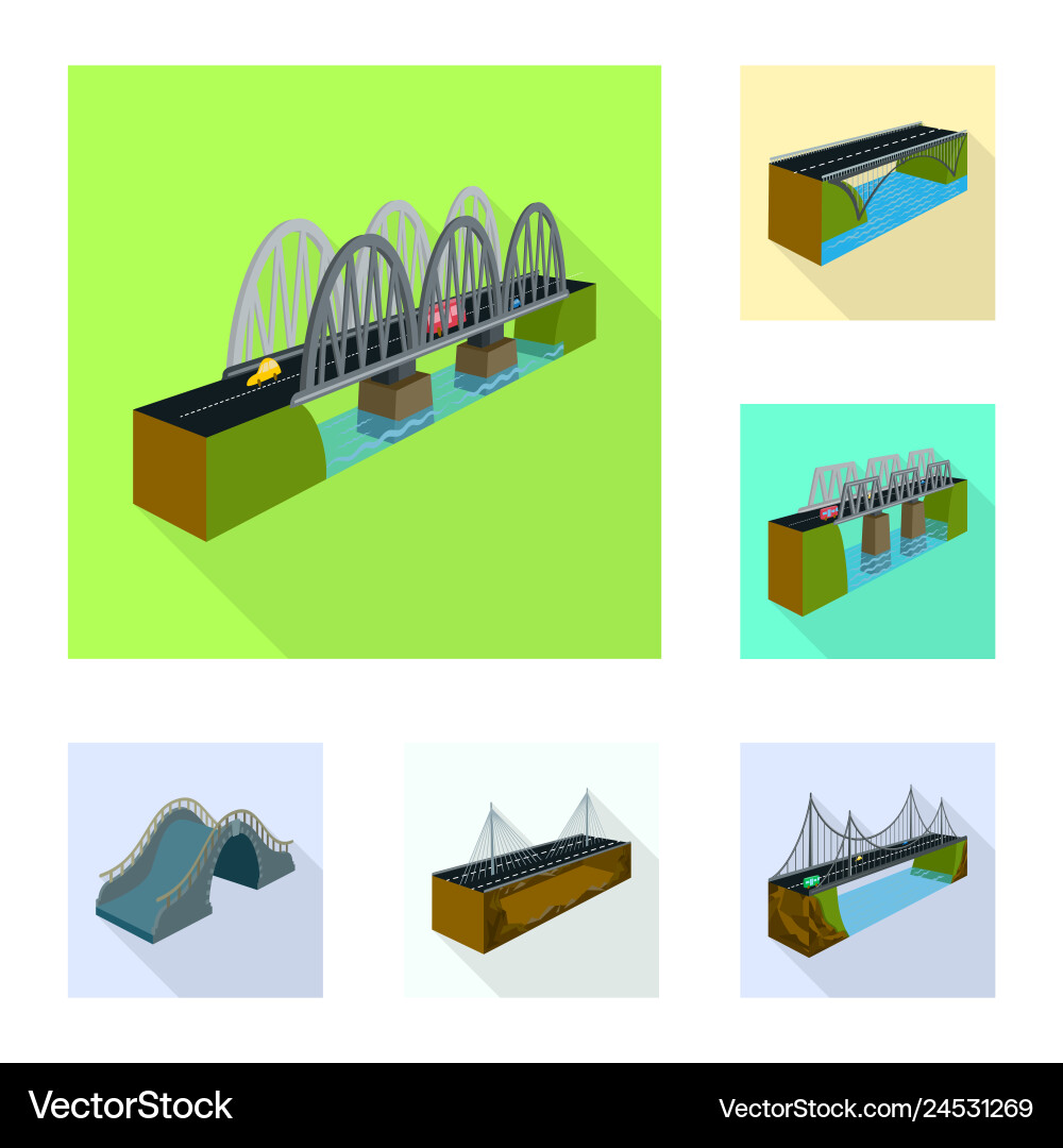 Design of connection and symbol set Design of connection and symbol set vector image