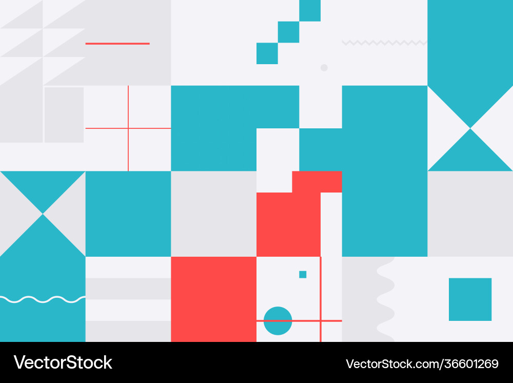 Dynamic Geometric Pattern vector image