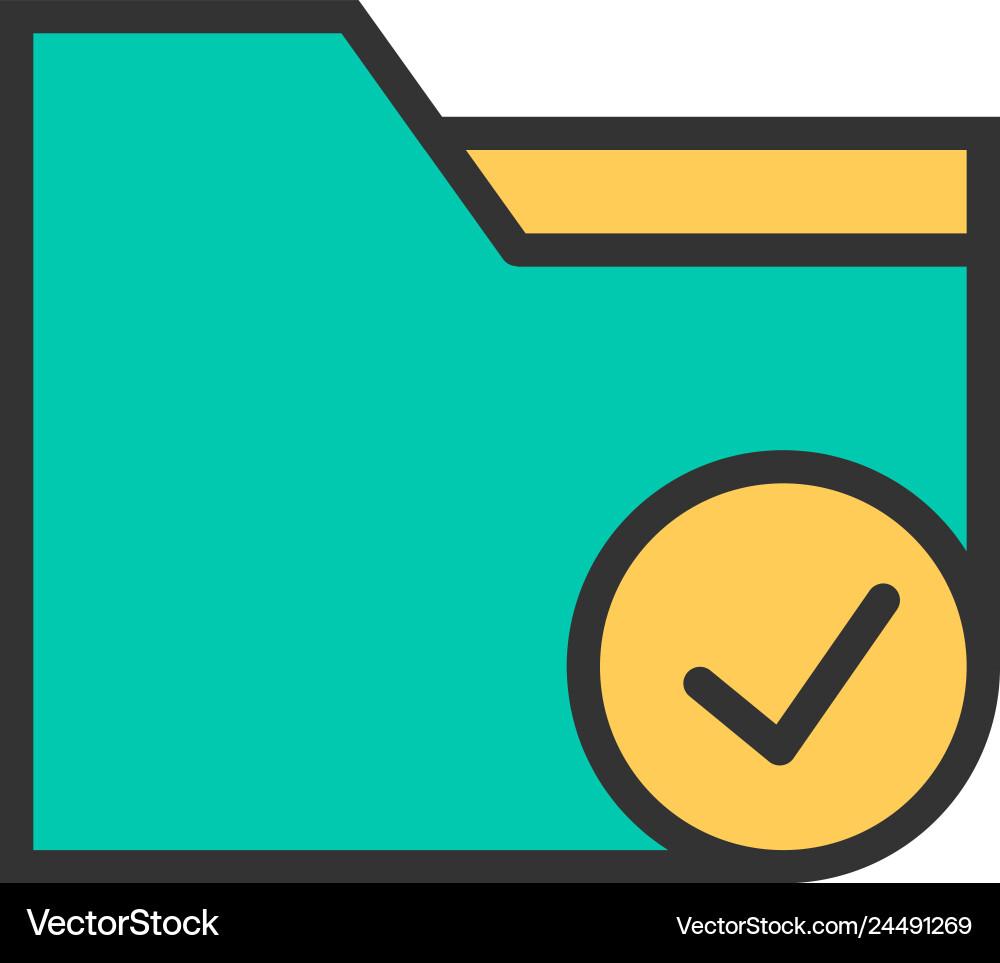 Folder icon design interaction Vector Image